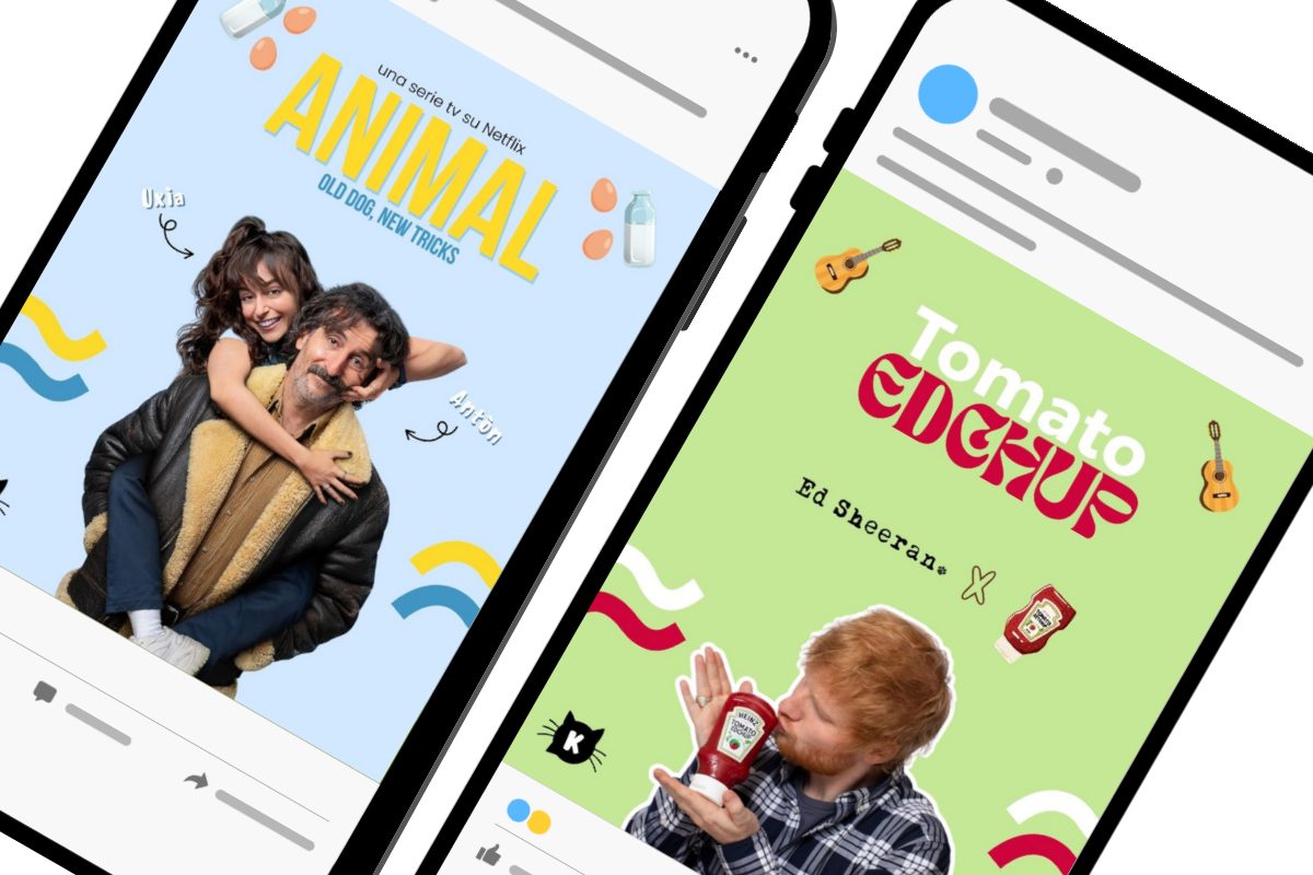 Due grafiche per LinkedIn: «Animal» e «Tomato Edchup»
